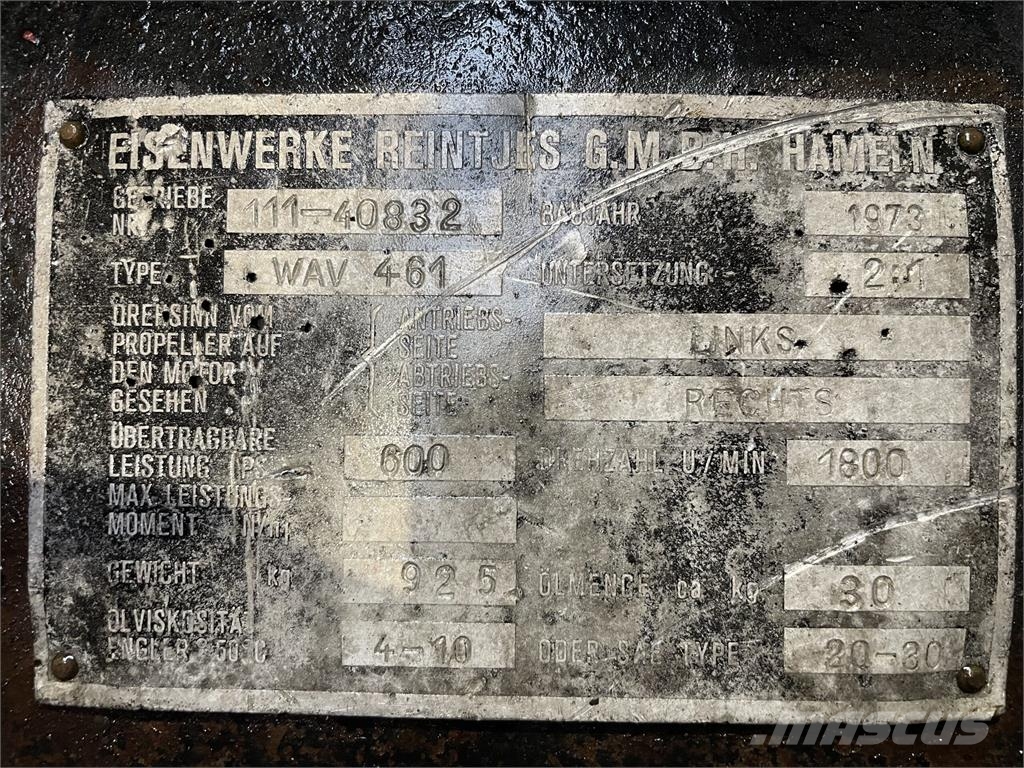 Reintjes WAV 461 Gear علب تروس