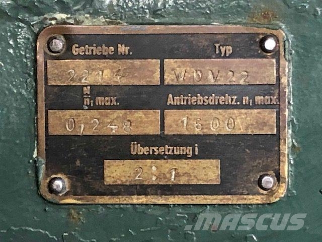 Renk gear Type WDV22 Hajtóművek