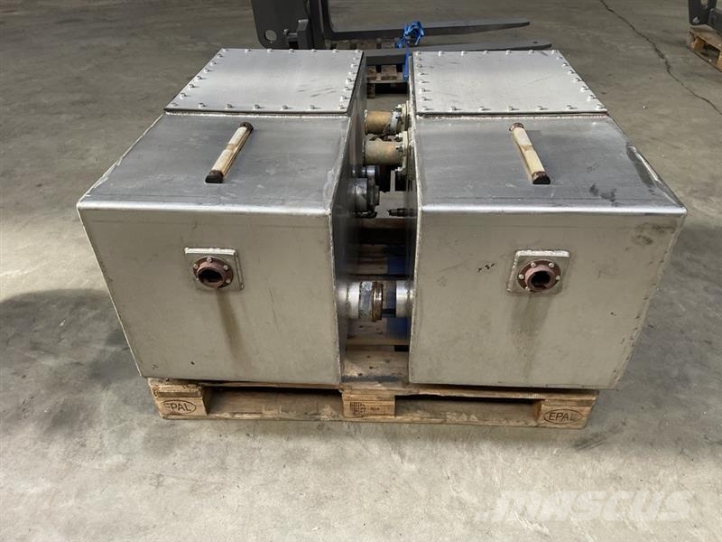 Rustfri tanke med varmelegeme, 250 ltr - 2 stk Andet tilbehør