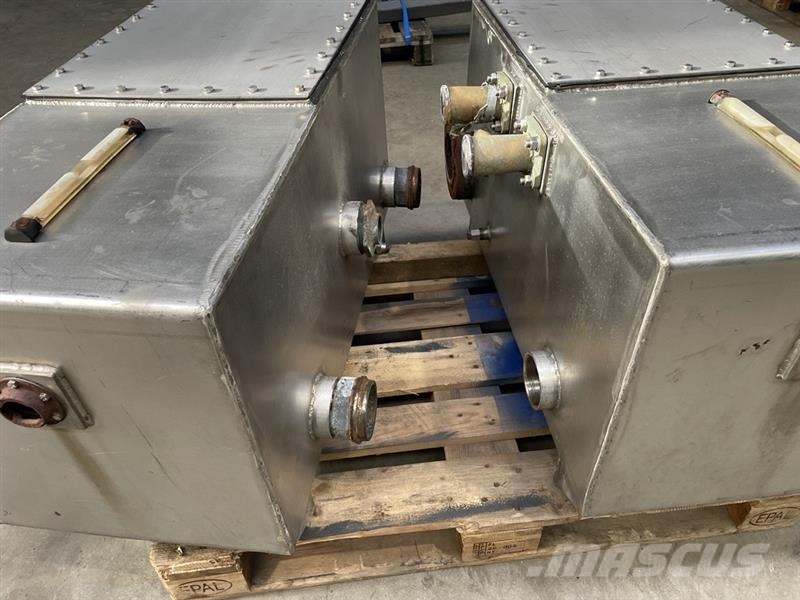 Rustfri tanke med varmelegeme, 250 ltr - 2 stk Andet tilbehør