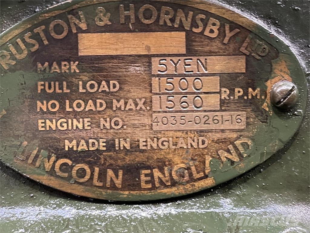 Ruston & Hornsby 5YEN motorblok Motorlar