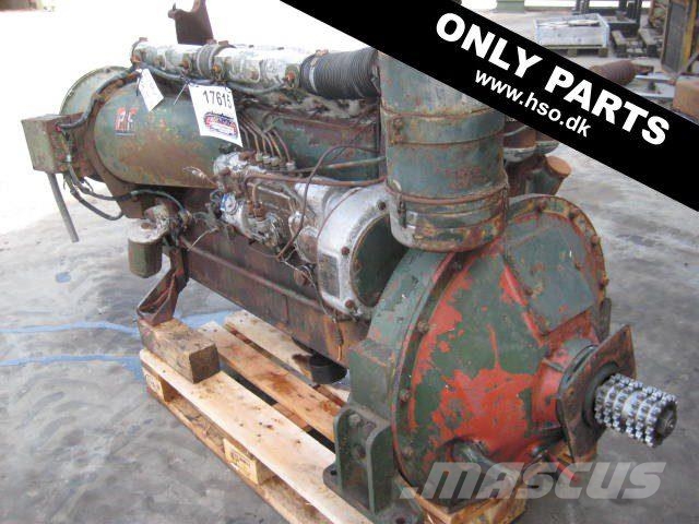 Ruston & Hornsby Type 6YDAN 6 cyl. luftkølet motor - kun Motorlar