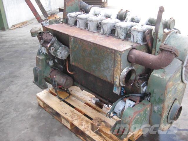 Ruston & Hornsby Type 6YDAN 6 cyl. luftkølet motor - kun Motorlar