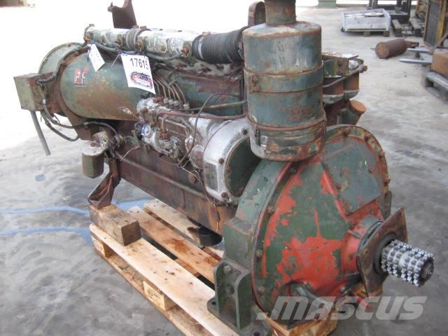 Ruston & Hornsby Type 6YDAN 6 cyl. luftkølet motor - kun Motorlar
