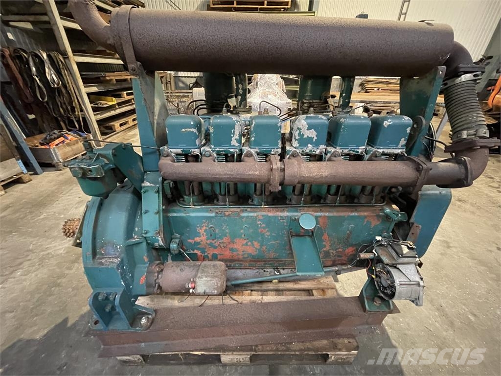 Ruston & Hornsby Type 6YDAN luftkølet motor Motorlar