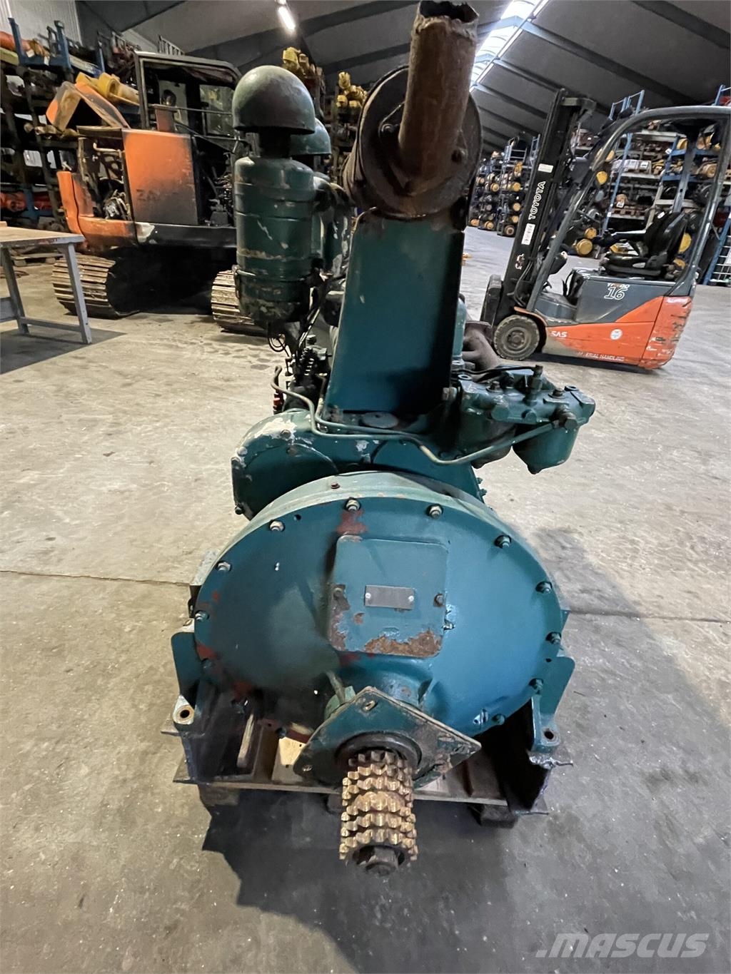 Ruston & Hornsby Type 6YDAN luftkølet motor Motorlar