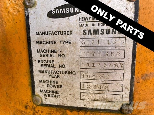 Samsung SE210LC-2 til ophug Gravemaskiner på larvebånd