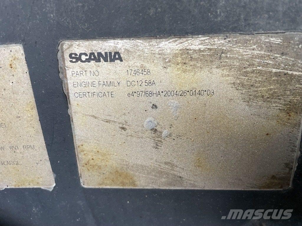 Scania DC12 58A motor ex. Ljungby Motoren
