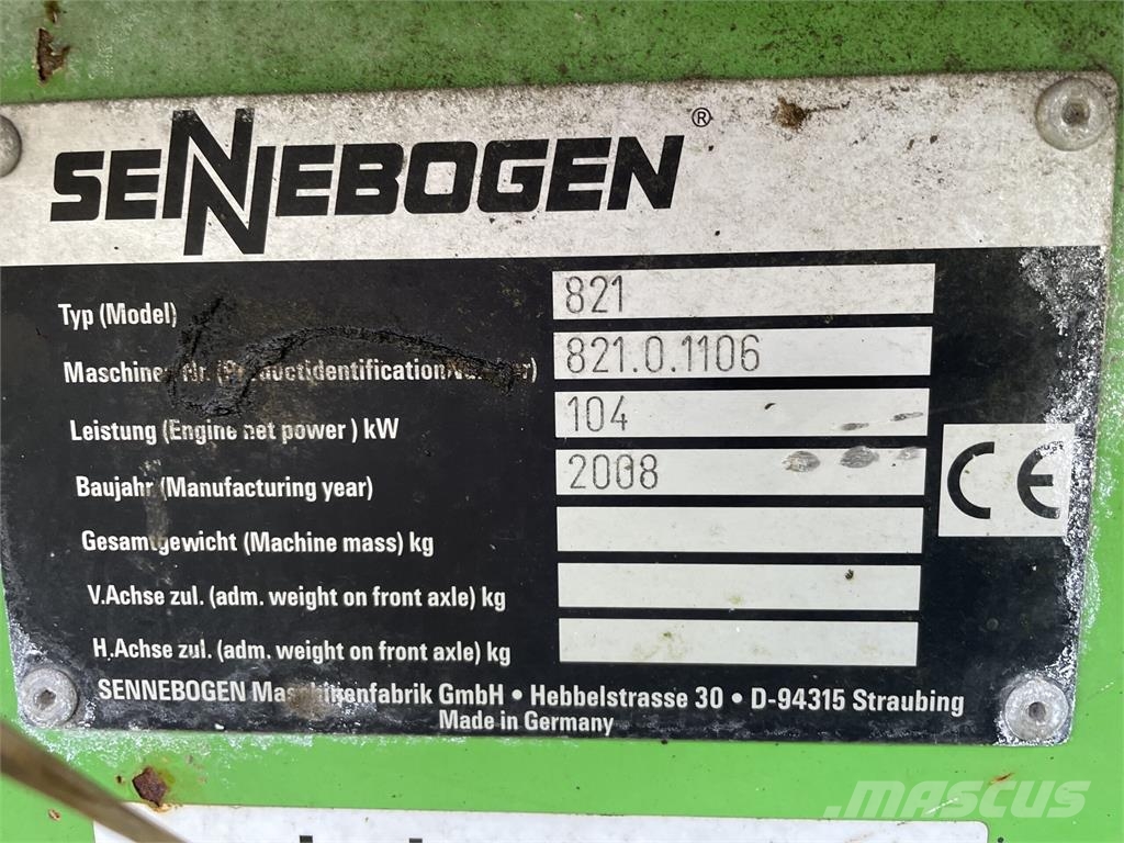 Sennebogen 821 til ophug Pelle sur chenilles