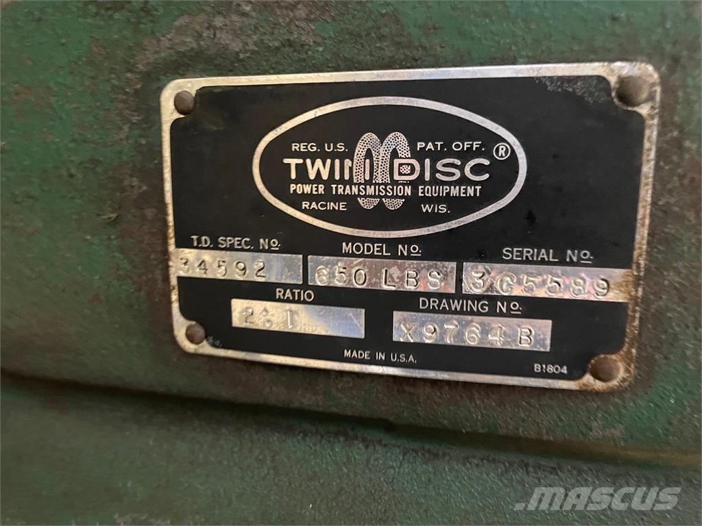Twin Disc Model 6-C-1502-1 Μετάδοση κίνησης