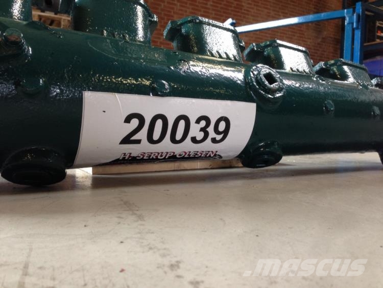 Udstødningsmanifold, kølet, ex. Detroit V12 71 mot Motoren