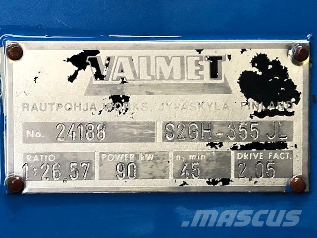 Valmet vindmølle gear S2GH-355JL Cajas de cambios