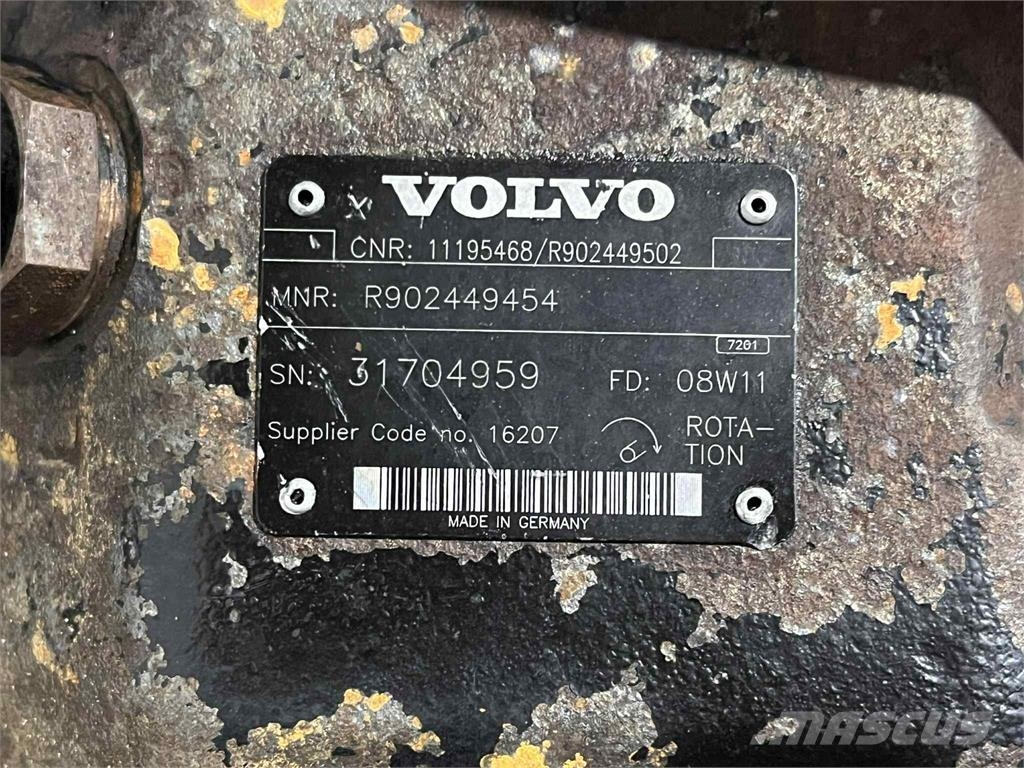 Volvo A40E hydraulikpumpe Гідравліка