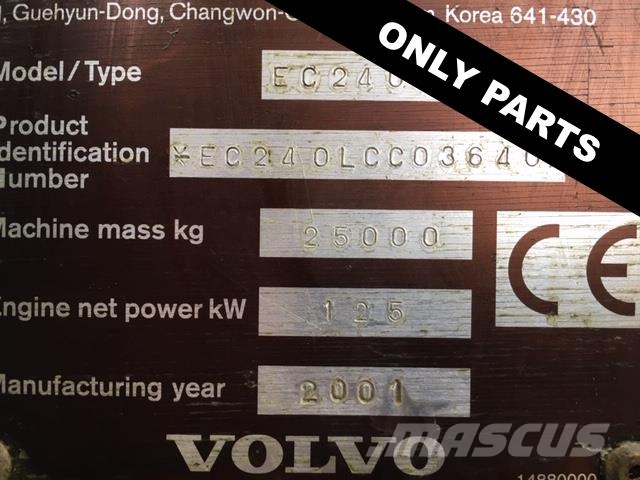 Volvo EC240LC til ophug Гусеничные экскаваторы