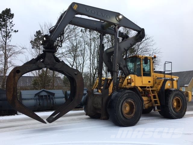 Volvo L180D log handler til ophug 輪胎式裝載機