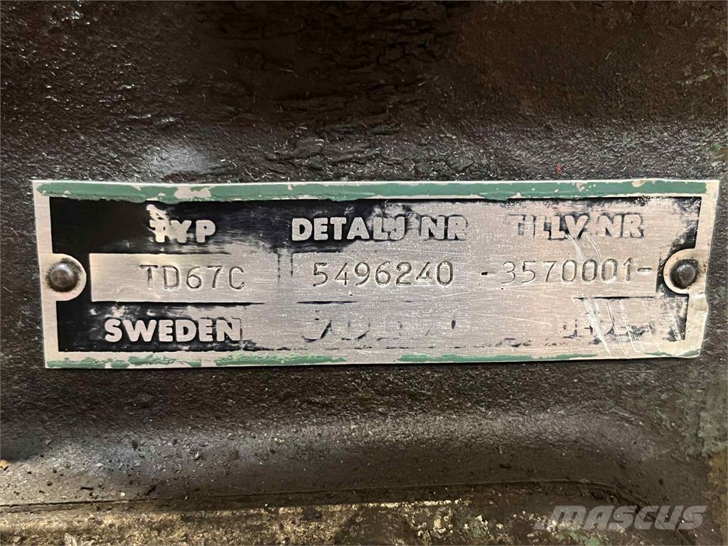 Volvo TD67C motor - kun til reservedele Motori