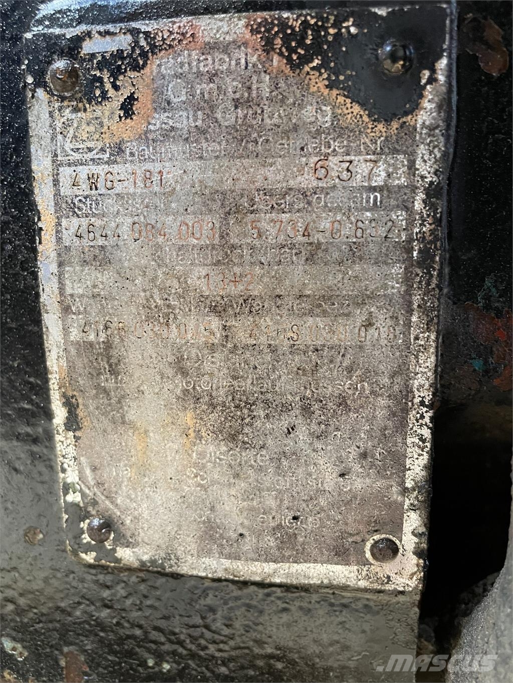 ZF 4WG-181 transmission incl. converter - ex. gaffelt Vaihteisto