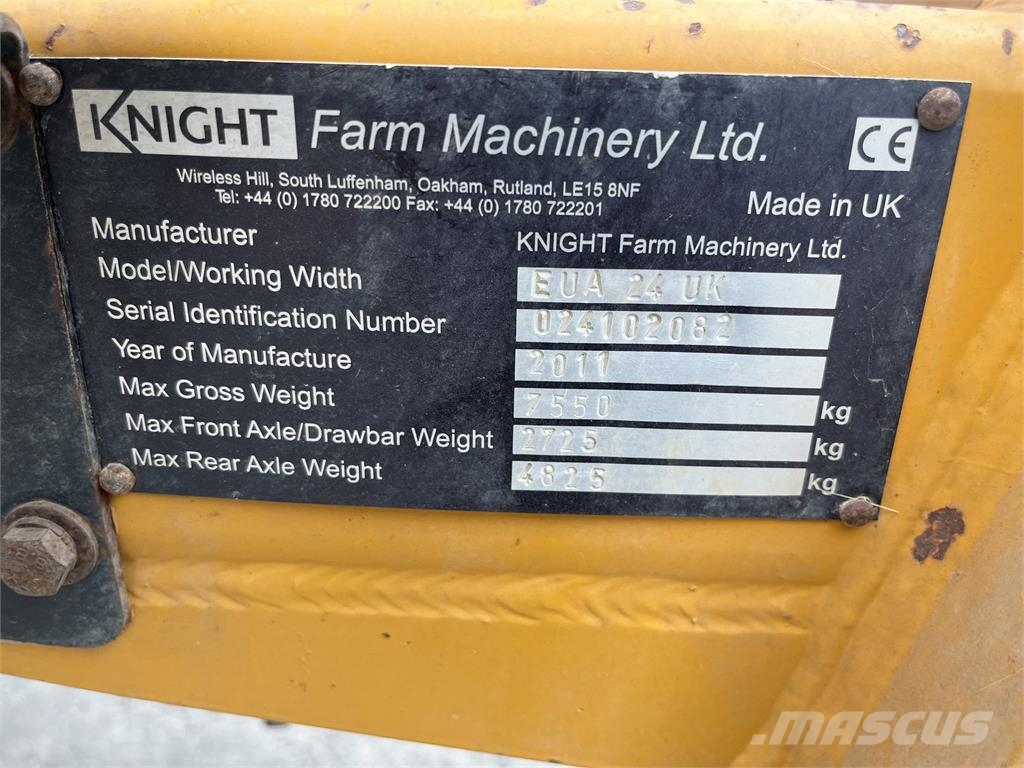 Knight EUA Pulverizadoras de fertilizante