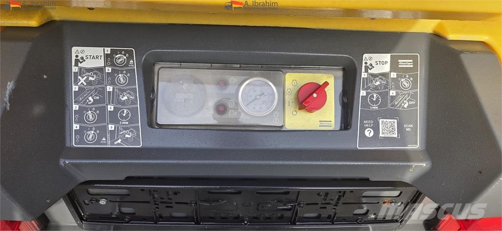 Atlas Copco XAS 68 KDG Kompressor mit Generator 12 KVA einsatz معدات البناء - غير ذلك