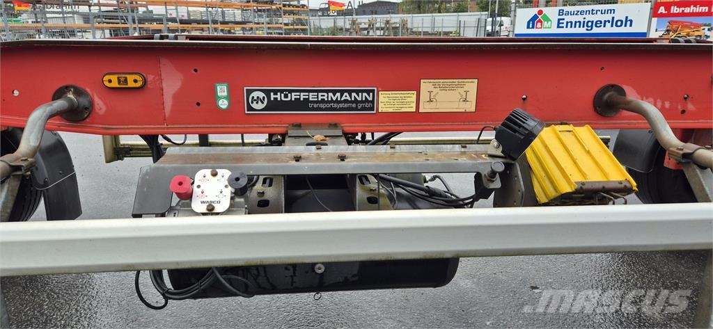 Hüffermann HSA 18.70 Containeranhänger Schlitten sehr saube Konteineriekrāvēji