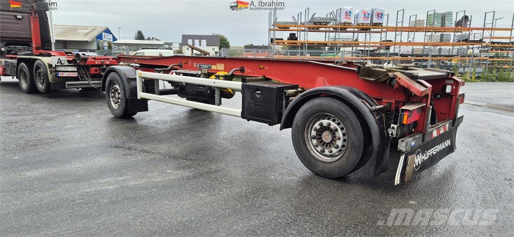 Hüffermann HSA 18.70 Containeranhänger Schlitten sehr saube Konteineriekrāvēji
