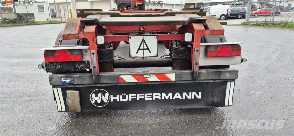 Hüffermann HSA 18.70 Containeranhänger Schlitten sehr saube Konteineriekrāvēji