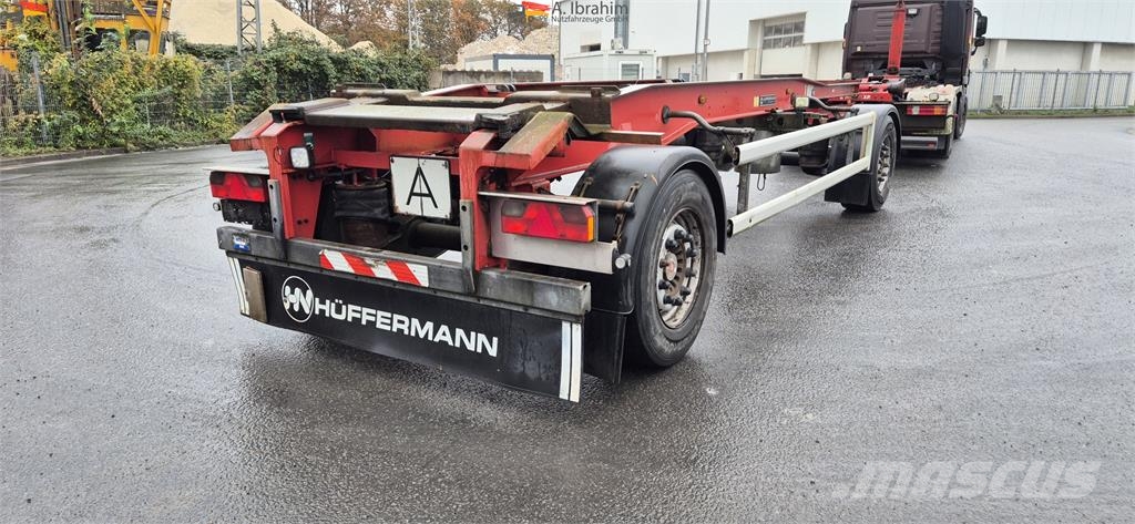 Hüffermann HSA 18.70 Containeranhänger Schlitten sehr saube Konteineriekrāvēji