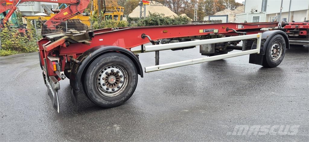 Hüffermann HSA 18.70 Containeranhänger Schlitten sehr saube Konteineriekrāvēji