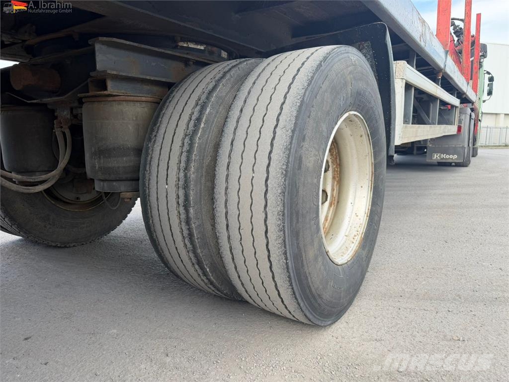 Huttner SAR-34/2L gelenkt BPW Achsen auch als Komplettzug Semirremolque de transporte de madera