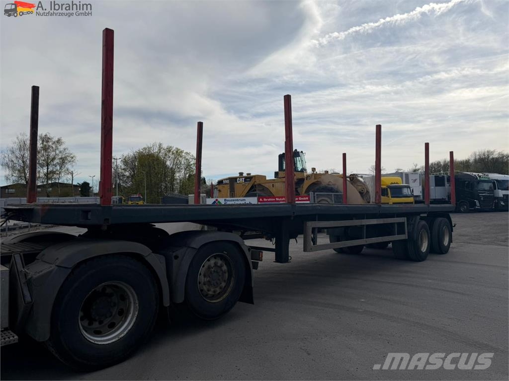Huttner SAR-34/2L gelenkt BPW Achsen auch als Komplettzug Semirremolque de transporte de madera