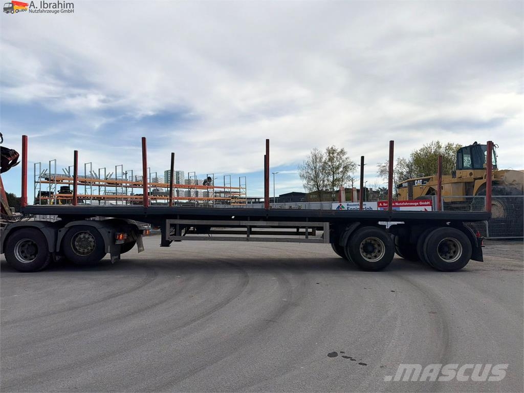 Huttner SAR-34/2L gelenkt BPW Achsen auch als Komplettzug Semirremolque de transporte de madera