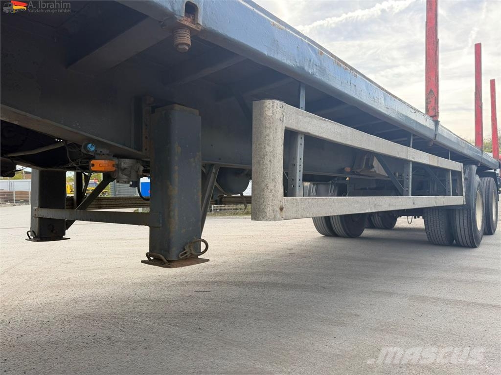 Huttner SAR-34/2L gelenkt BPW Achsen auch als Komplettzug Semirremolque de transporte de madera