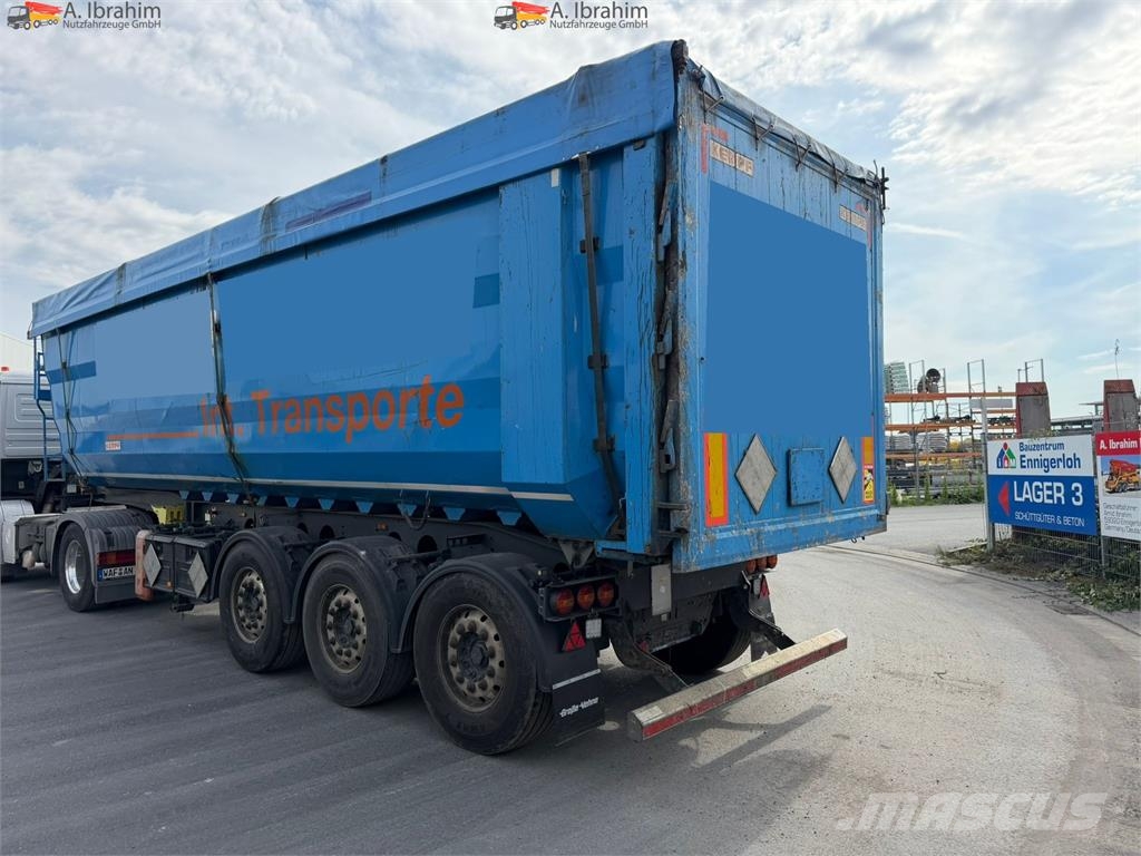 Kempf SKM 35/3 50 cbm Stahlmulde Liftachse Scheibenbrems Kippladerauflieger