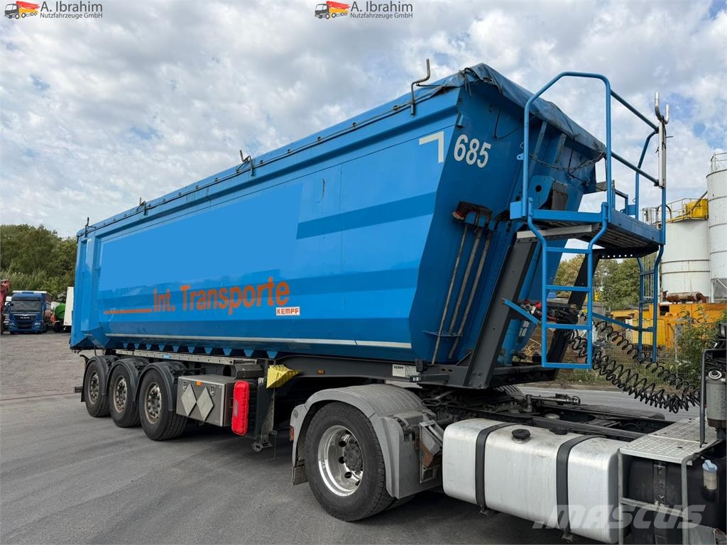 Kempf SKM 35/3 50 cbm Stahlmulde Liftachse Scheibenbrems Kippladerauflieger