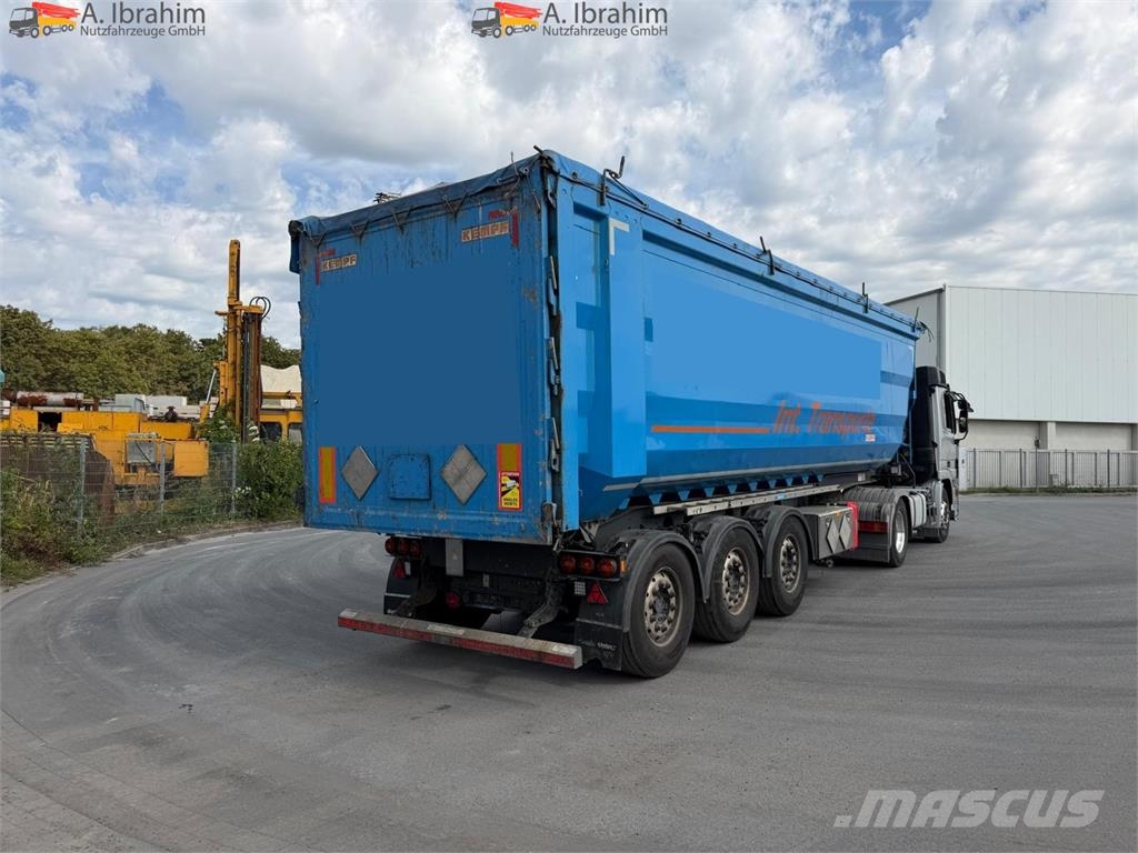 Kempf SKM 35/3 50 cbm Stahlmulde Liftachse Scheibenbrems Kippladerauflieger