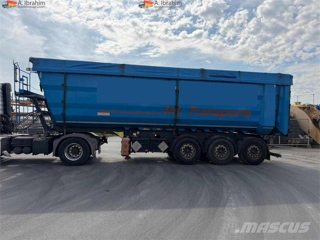 Kempf SKM 35/3 50 cbm Stahlmulde Liftachse Scheibenbrems Kippladerauflieger
