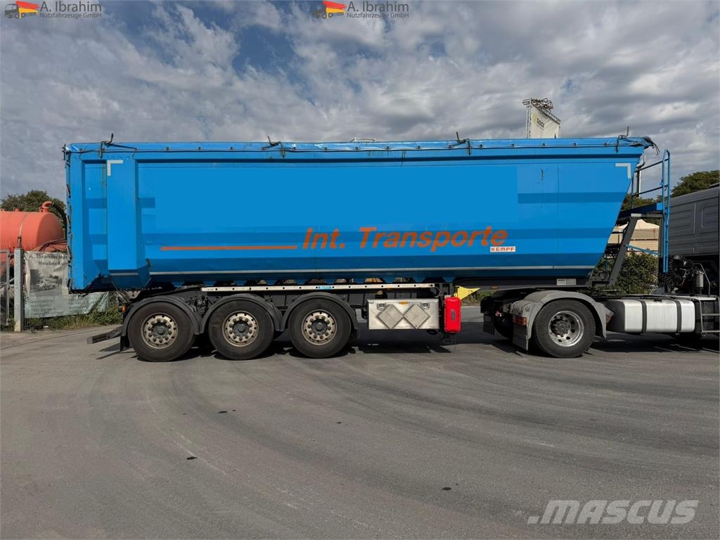 Kempf SKM 35/3 50 cbm Stahlmulde Liftachse Scheibenbrems Kippladerauflieger