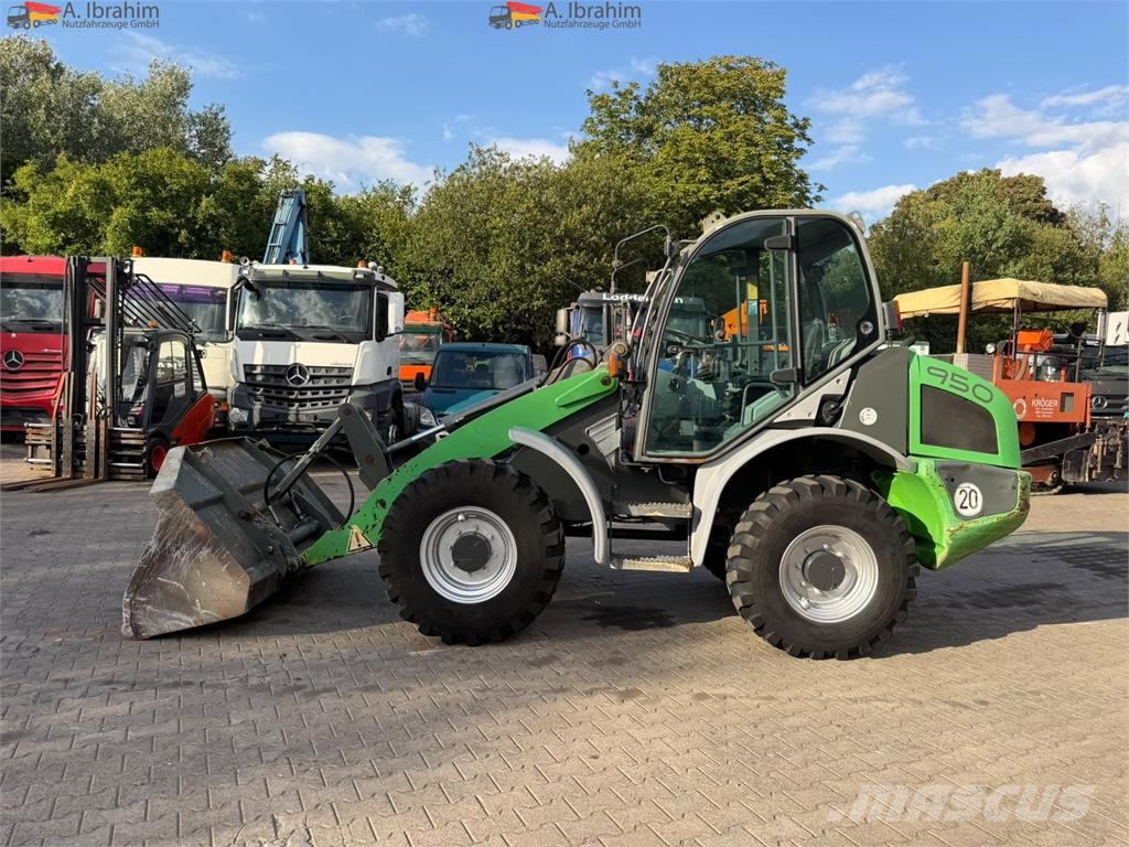 Kramer 950 Allrad Schnellwechsler Gabel Schaufel 휠로우더