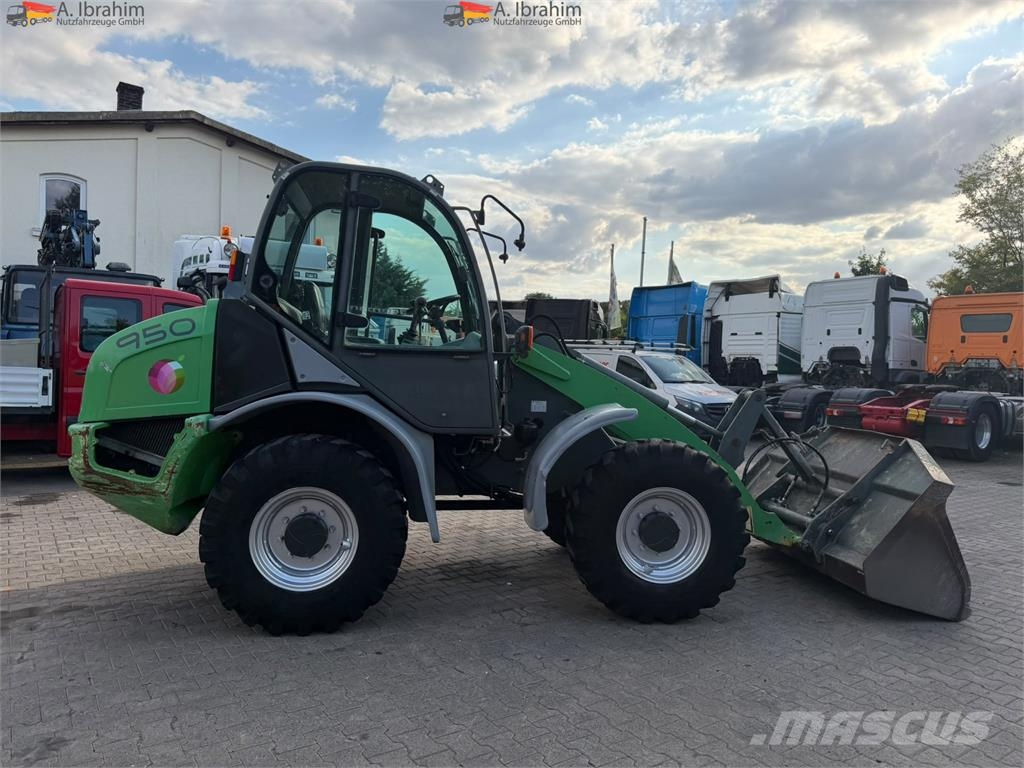 Kramer 950 Allrad Schnellwechsler Gabel Schaufel 휠로우더