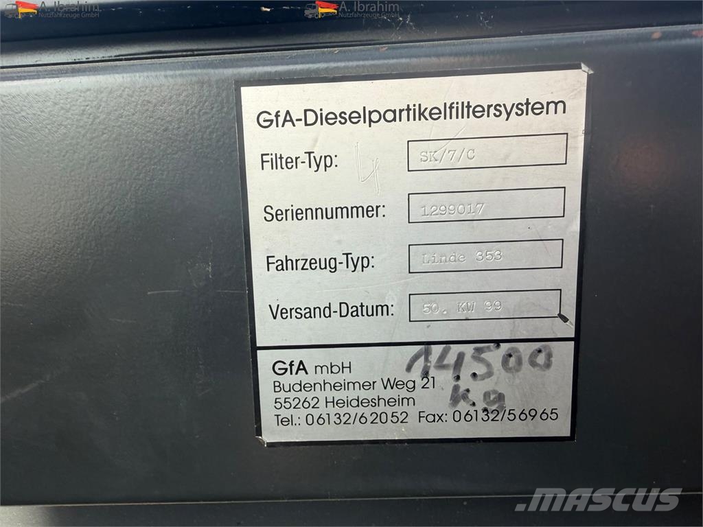 Linde H80/900 8 Tons Tragkraft Diesel Viličari - ostalo
