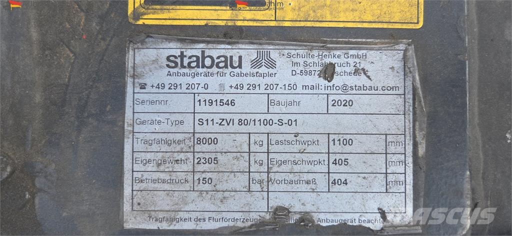 Linde H80D Gabelverstellung-Seitenschieber Kabine UVV05  Viličari - ostalo