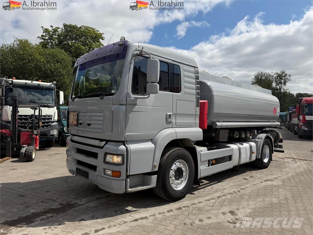MAN TGA 18.460 14200L ADR 3 Kammer Befuellung oben & u Automobilinės cisternos