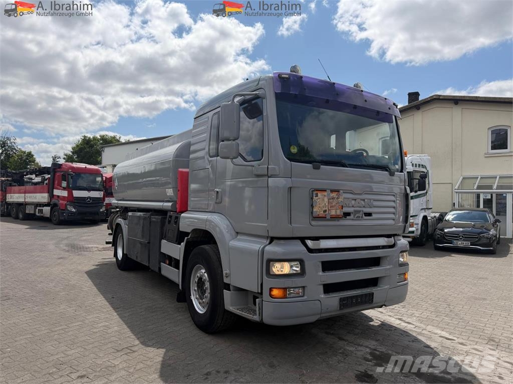 MAN TGA 18.460 14200L ADR 3 Kammer Befuellung oben & u Automobilinės cisternos