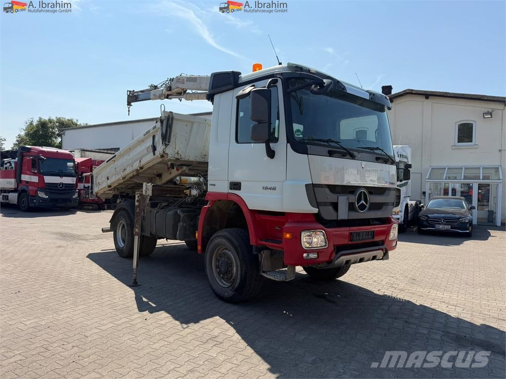 Mercedes-Benz Actros 1846 Meiller MK76RS 4x4 Euro 5 Reatrder شاحنات قلابة