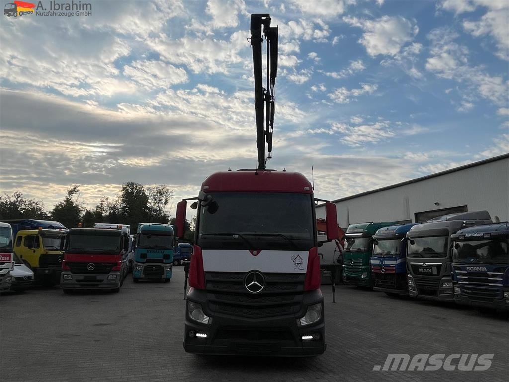 Mercedes-Benz Actros 2545 6x2 Pritsche Kran HIAB 166 | Lift-Lenk Camiones plataforma