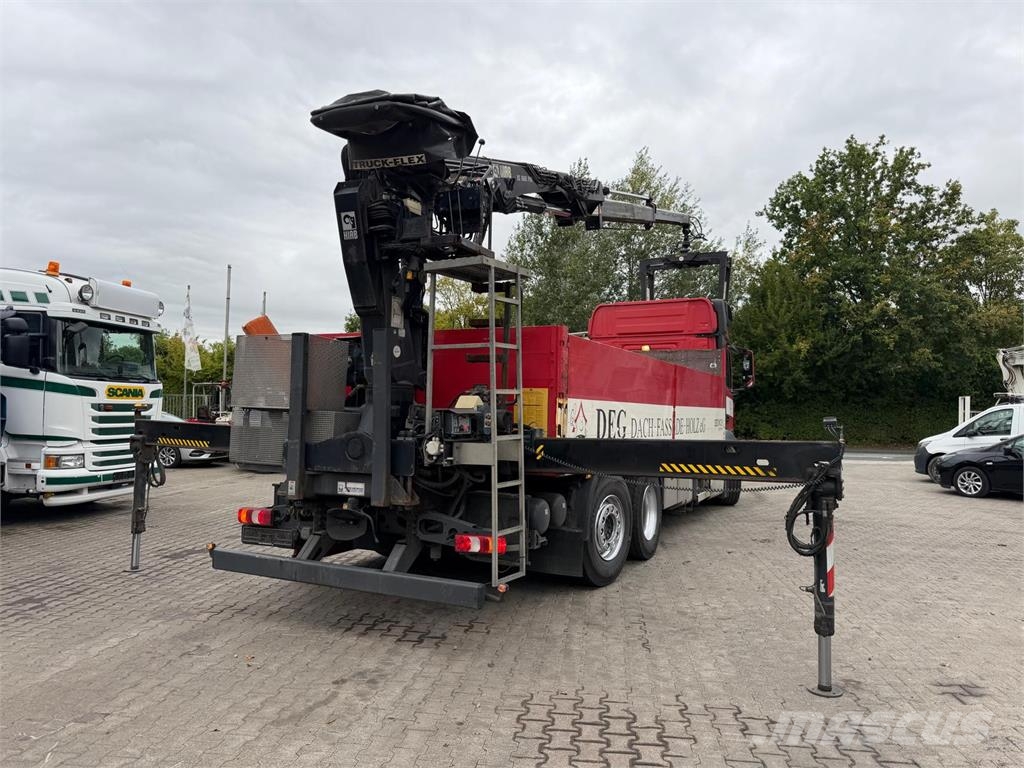 Mercedes-Benz Actros 2545 6x2 Pritsche Kran HIAB 166 E2 Hipro Li Rabljeni žerjavi za vsak teren