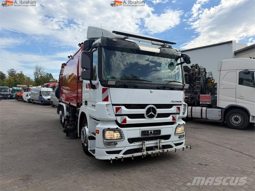 Mercedes-Benz Actros 2644 Straßenreiniger FAUN Viajet 12RH Aufba Veegmachines