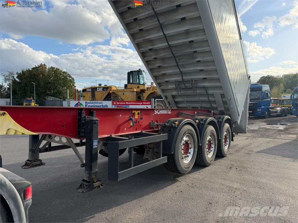 Schmitz Cargobull SKI 24 SL8.2 Liftachse Elektrisches Plane Scheiben Kippladerauflieger