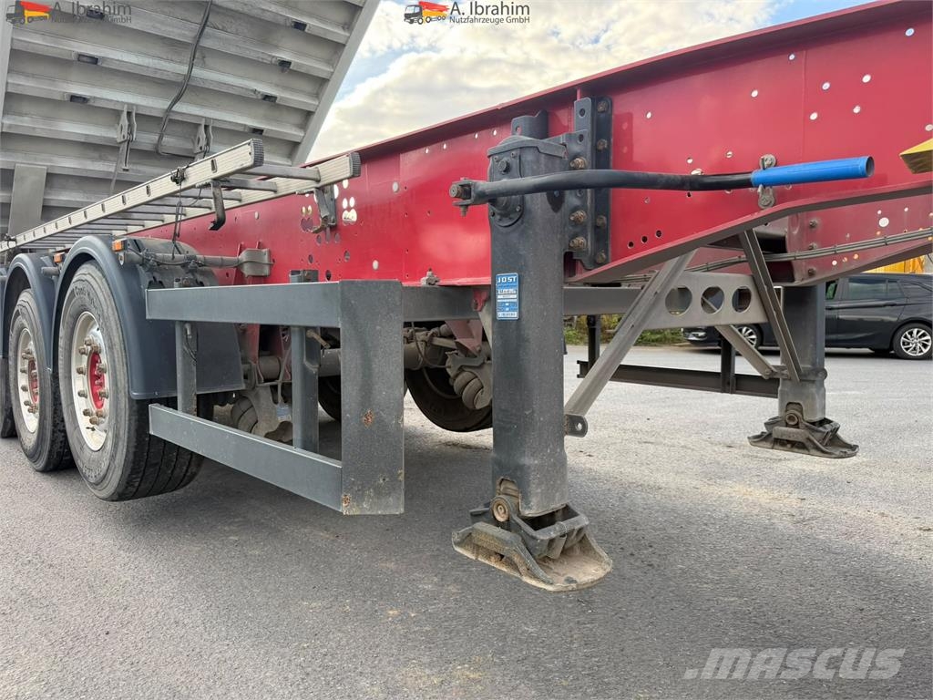 Schmitz Cargobull SKI 24 SL8.2 Liftachse Elektrisches Plane Scheiben Kippladerauflieger