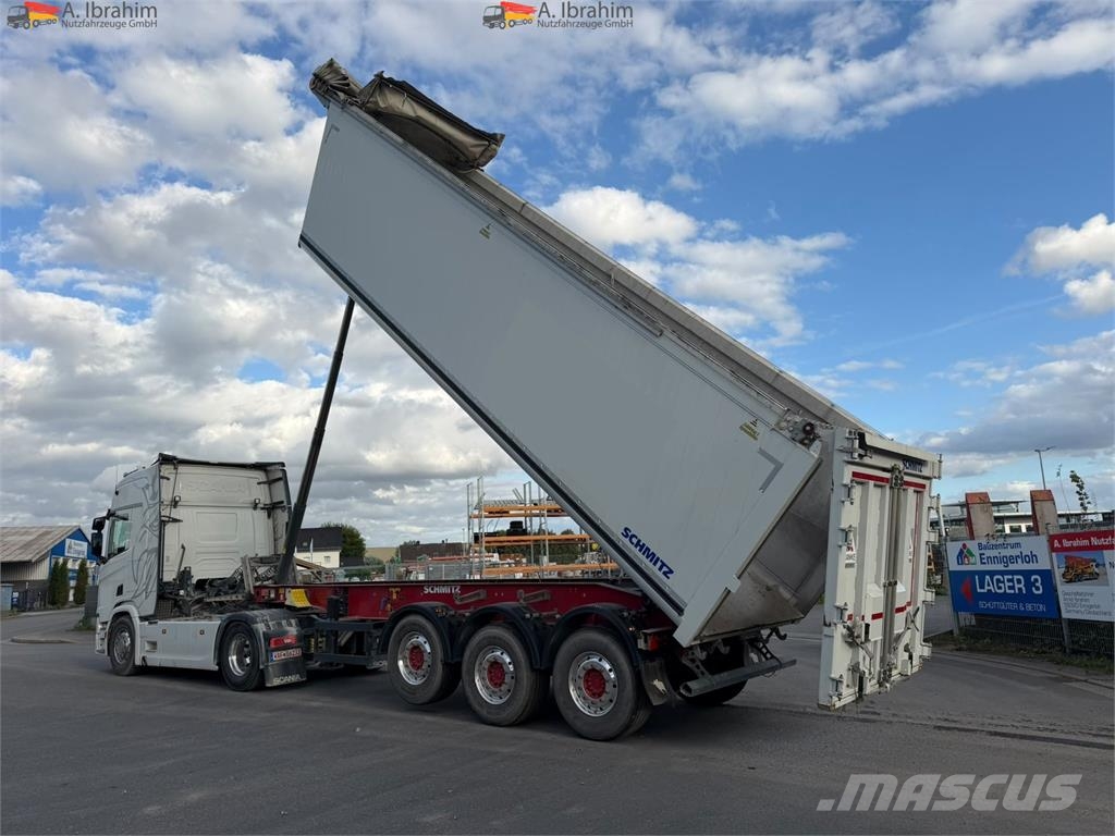 Schmitz Cargobull SKI 24 SL8.2 Liftachse Elektrisches Plane Scheiben Kippladerauflieger